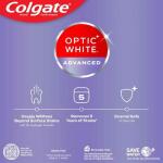 Colgate Optic White Advanced Whitening Toothpaste with Fluoride, 2% Hydrogen Peroxide - Sparkling White - 3.2oz